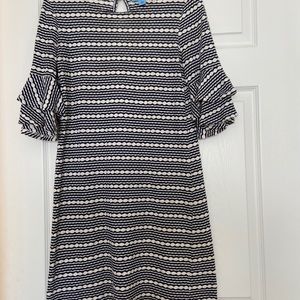 CeCe Navy/White Dress